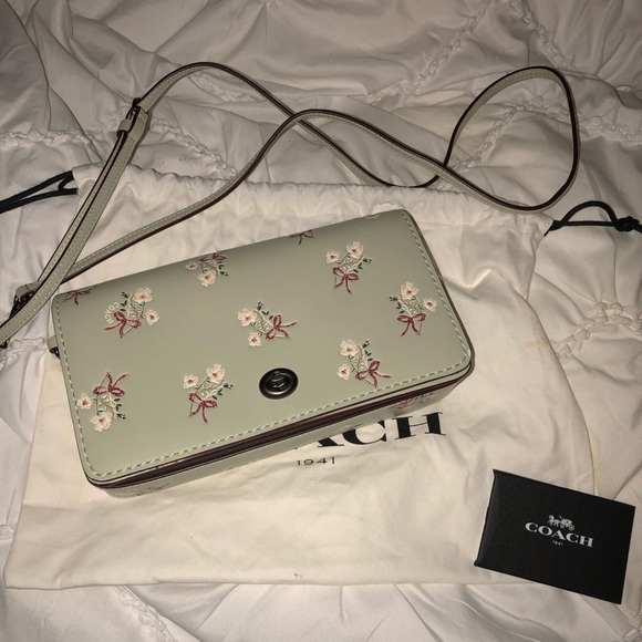 coach floral bow print